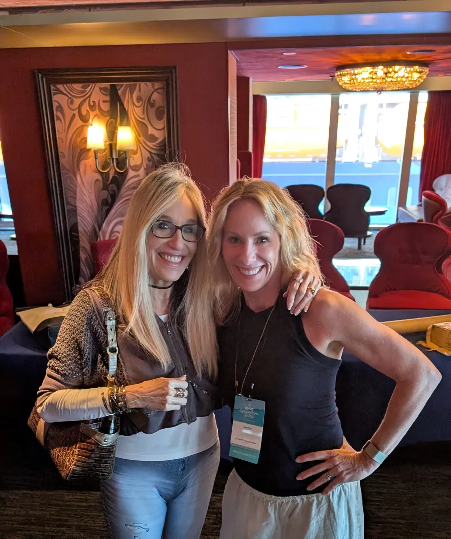 At a conference